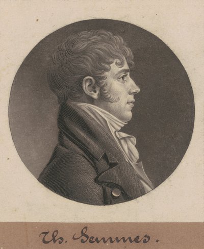 Thomas Semmes door Charles B. J. Févret de Saint Mémin
