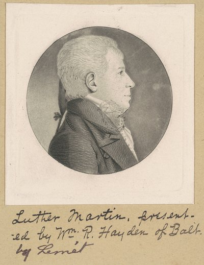 Onbekende Man door Charles B. J. Févret de Saint Mémin