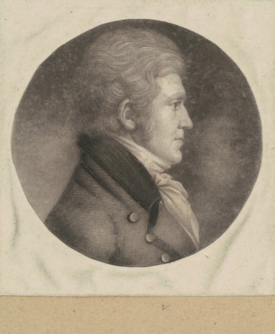 Onbekende Man door Charles B. J. Févret de Saint Mémin