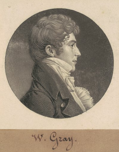 William Gray door Charles B. J. Févret de Saint Mémin