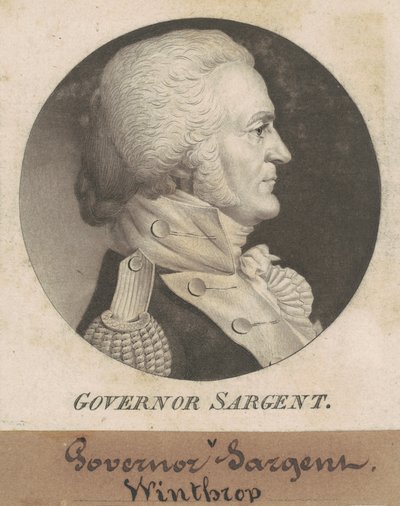 Winthrop Sargent door Charles B. J. Févret de Saint Mémin