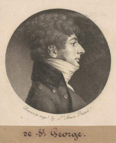 de St. George door Charles B. J. Févret de Saint Mémin