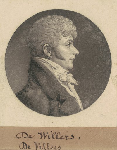 de Villers door Charles B. J. Févret de Saint Mémin