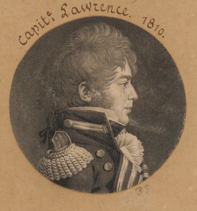 James Lawrence door Charles Balthazar Julien Févret de Saint-Mémin