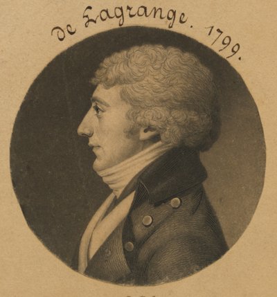 Joseph E. G. M. de la Grange door Charles Balthazar Julien Févret de Saint-Mémin