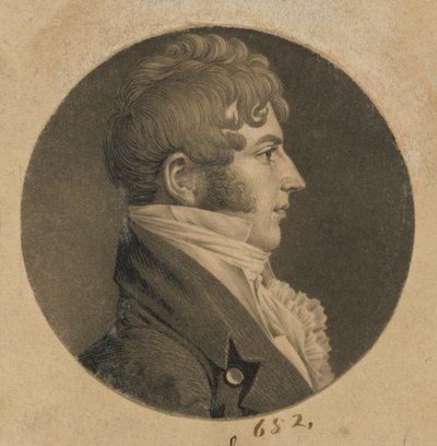 Nathaniel Heyward, Jr. door Charles Balthazar Julien Févret de Saint-Mémin