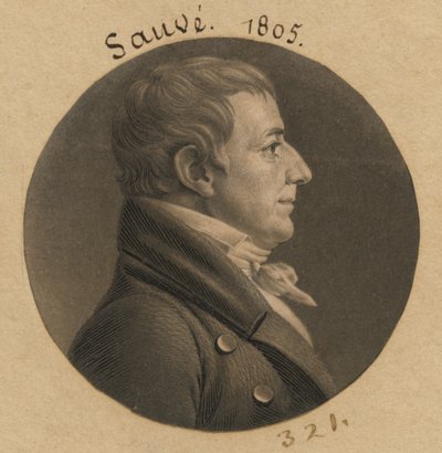 Pierré Sauve door Charles Balthazar Julien Févret de Saint-Mémin