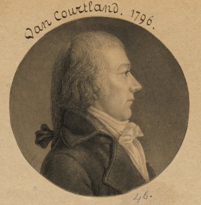 Pierre Van Cortlandt door Charles Balthazar Julien Févret de Saint-Mémin