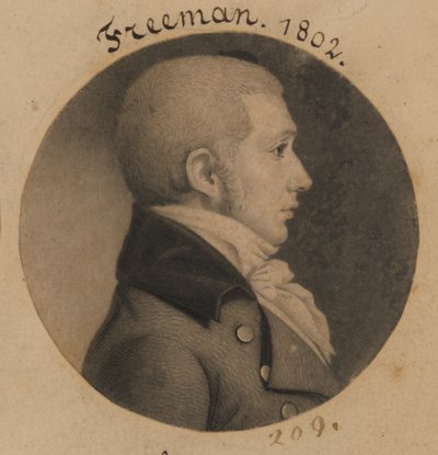 Mogelijk James Freeman door Charles Balthazar Julien Févret de Saint-Mémin