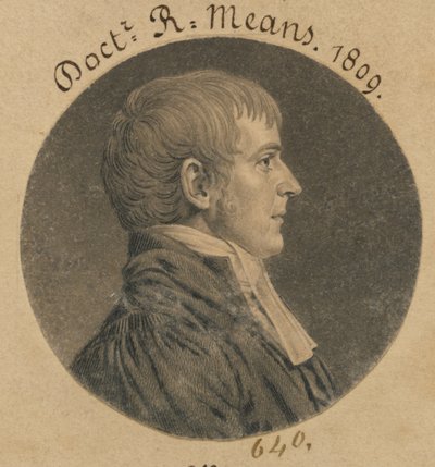 Robert Means door Charles Balthazar Julien Févret de Saint-Mémin