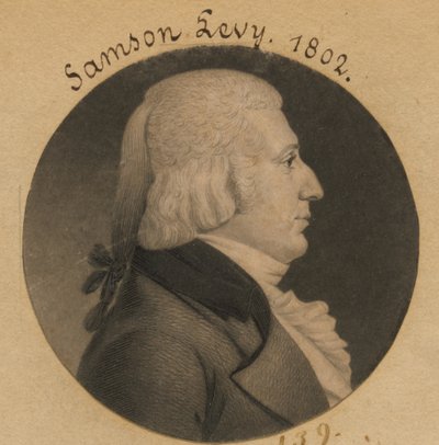 Samson Levy, Jr. door Charles Balthazar Julien Févret de Saint-Mémin