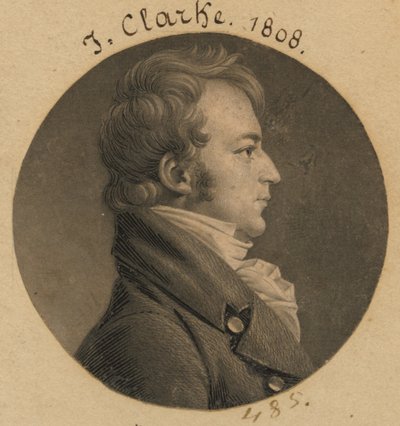 Thomas Weston Thompson door Charles Balthazar Julien Févret de Saint-Mémin