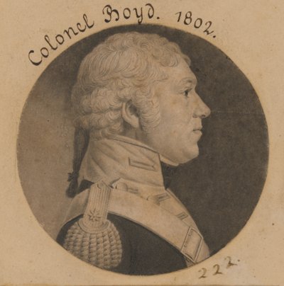 William Boyd door Charles Balthazar Julien Févret de Saint-Mémin