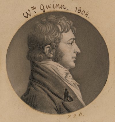 William Gwynn door Charles Balthazar Julien Févret de Saint-Mémin