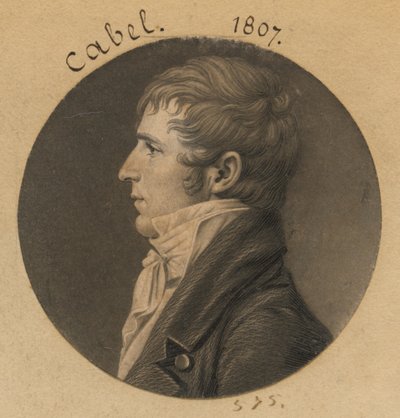William H. Cabell door Charles Balthazar Julien Févret de Saint-Mémin