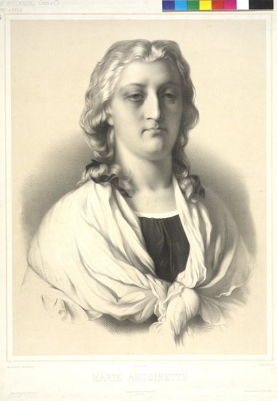 Aartshertogin van Oostenrijk Marie Antoinette door Charles Bargue