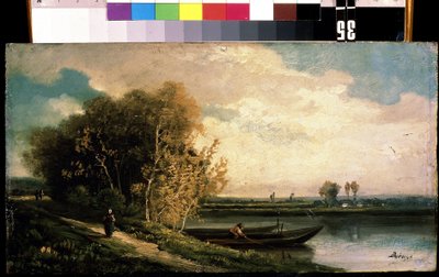 De oever door Charles Barthelemy Durupt