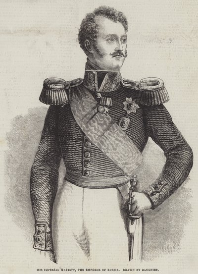 Zijne Keizerlijke Majesteit, de Keizer van Rusland door Charles Baugniet