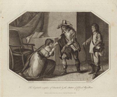 De gastvrije ontvangst van Karel II door Charles Benazech