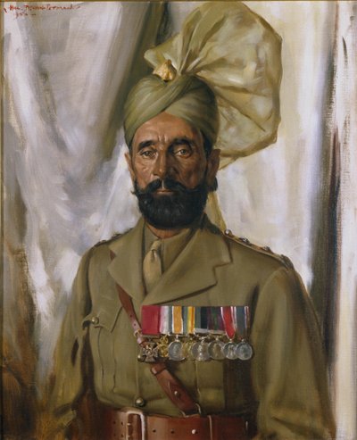 Subadar Khudadad Khan VC, 10e Baluch Regiment, c.1914-35 door Charles Bevan