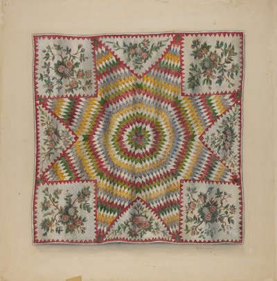 Quilt (Ster van Bethlehem) door Charles Bowman