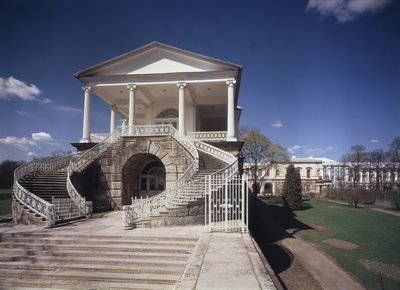 Cameron Galerij bij het Catharinapaleis in Tsarskoye Selo, 1783-1785 door Charles Cameron