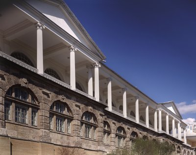 Cameron Gallery bij het Catharinapaleis in Tsarskoye Selo. Colonnade van de bovenverdieping, 1783-1785 door Charles Cameron