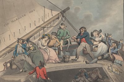 De Margate Hoy, 12 januari 1795 door Charles Catton the Younger