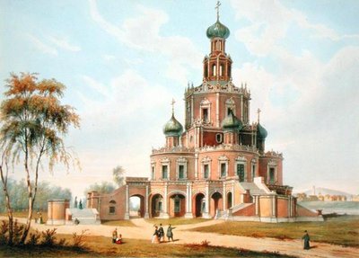 De Bescherming van de Maagd Kerk in Moskou door Charles Claude Bachelier