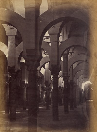 [Interieur, moskee van Cordova]. door Charles Clifford