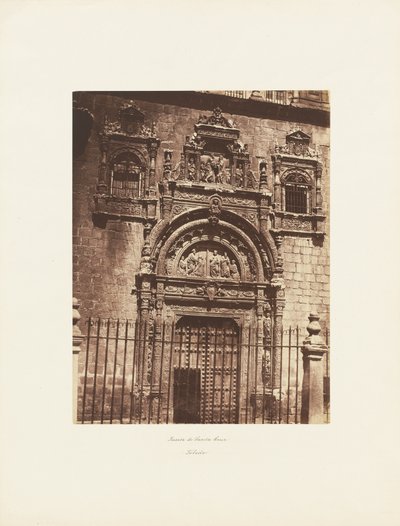 Puerta de Santa Cruz, Toledo door Charles Clifford
