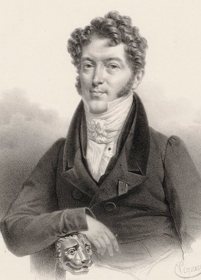 Portret van de violist en componist Charles Philippe Lafont 1781-1839 door Charles Constans