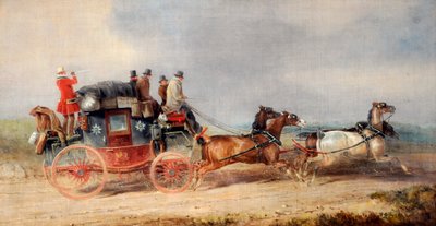 Hull en Londen Royal Mail, ca. 1835 door Charles Cooper Henderson
