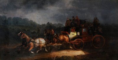 Leeds en London Royal Mail, c.1835 door Charles Cooper Henderson