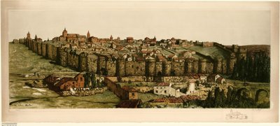 Avila (opdracht b) door Charles Cottet
