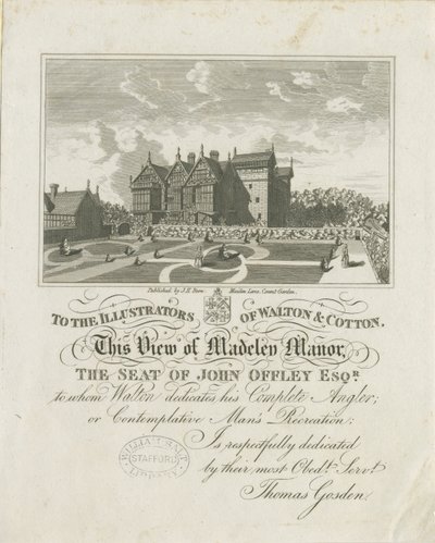 Madeley Landhuis door Charles Cotton