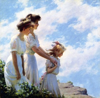 Op de Klif door Charles Courtney Curran