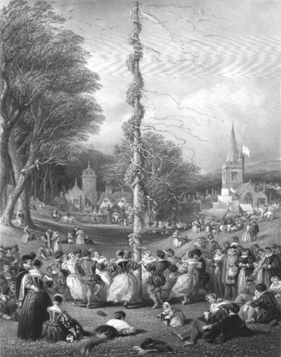 De Meiboom, 1866 door Charles Cousen