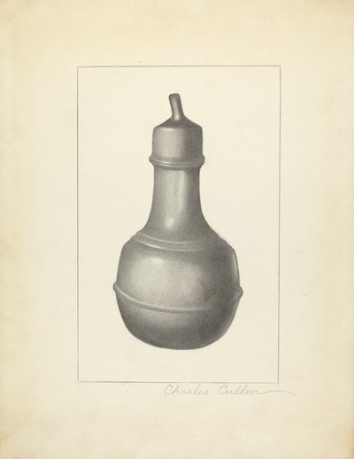 Tinnen Voedingsfles door Charles Cullen