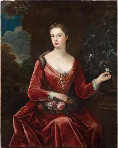 Portret van Mary Thynne, Lady Brooke (olieverfschilderij) door Charles D