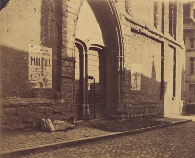 [Deur van Predikheevenkerk, Gent, België], ca. 1858 door Charles D