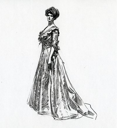 Een Gibson-meisje, ca. 1902 door Charles Dana Gibson