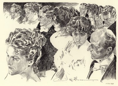 Een eerste nacht door Charles Dana Gibson