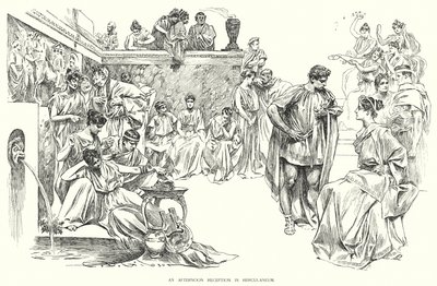 Een middagontvangst in Herculaneum door Charles Dana Gibson