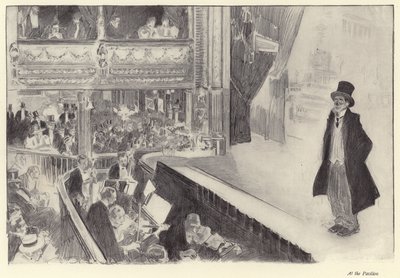 Bij het paviljoen door Charles Dana Gibson