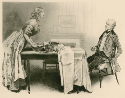 Dick Swiveller en de markiezin door Charles Dana Gibson