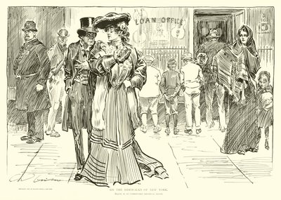 Alledaagse mensen door Charles Dana Gibson