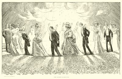 Illustratie voor De Sociale Ladder door Charles Dana Gibson