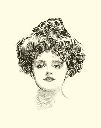 Illustratie voor De Sociale Ladder door Charles Dana Gibson