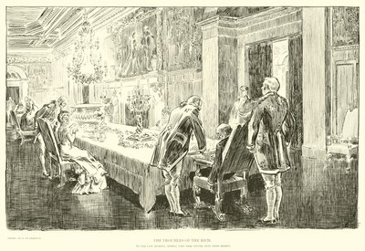 Illustratie voor De Sociale Ladder door Charles Dana Gibson